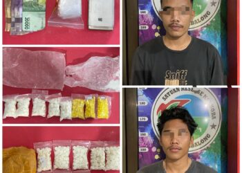Dua Pemuda Desa Diamankan Polisi Tabalong Bersama Ribuan Butir Obat Terlarang
