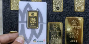 Harga Emas Antam Capai Rp1,031 Juta Hari Ini