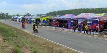 Pembalap Nasional “Unjuk Gigi”di Tabalong Merdeka Prix Championship