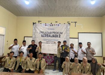 10 Mahasiswa KKN-PPM UGM Deklarasi Dusun Serbajadi 2 Siap Proklim 2024