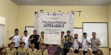 10 Mahasiswa KKN-PPM UGM Deklarasi Dusun Serbajadi 2 Siap Proklim 2024