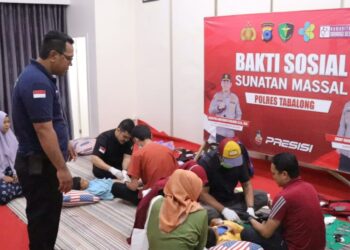 Puluhan Anak Antusias Ikuti Sunatan Massal Polres Tabalong