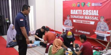 Puluhan Anak Antusias Ikuti Sunatan Massal Polres Tabalong