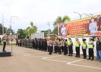 Puluhan Gereja di Tabalong Gelar Ibadah Natal, Personil Gabungan Disiagakan