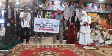 Aliansi Tabalong Peduli Salurkan Ratusan Juta Rupiah Bantuan ke Palestina Lewat LAZ Abulyatama