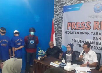 BNNK Tabalong Musnahkan Barbuk 13,86 Gram Shabu dan 3 Butir Ekstasi