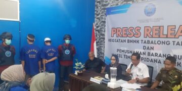 BNNK Tabalong Musnahkan Barbuk 13,86 Gram Shabu dan 3 Butir Ekstasi