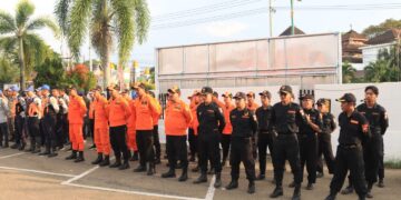 Amankan Malam Pergantian Tahun, Polres Tabalong Sebar Personil Gabungan