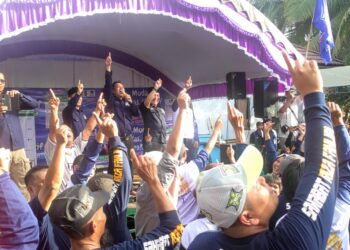Caleg Nasdem Tabalong Riza Fahlipi Gelar Kampanye, Ribuan Massa Hadir