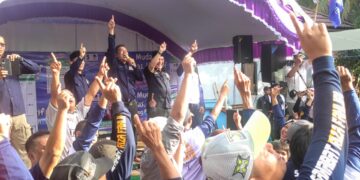 Caleg Nasdem Tabalong Riza Fahlipi Gelar Kampanye, Ribuan Massa Hadir