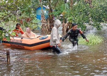 Tiga Desa di Kecamatan Kelua Terendam
