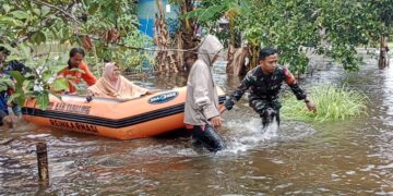 Tiga Desa di Kecamatan Kelua Terendam
