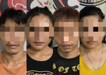 “Panen” Razia Gabungan Polres Tabalong Ringkus Empat Pelaku Narkotika