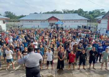 Cegah Gangguan Keamanan, Kalapas Tanjung Kontrol Blok Hunian WBP