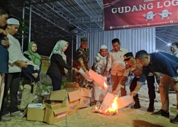 KPU Tabalong Musnahkan Surat Suara Rusak dan Berlebih