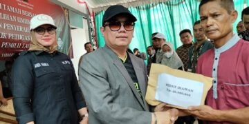 KPU RI Beri Santunan “Korban Pemilu” di Tabalong