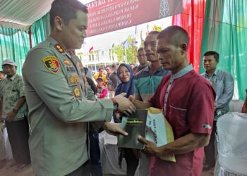 Polres Tabalong Turut Beri Santunan Badan Adhoc Pemilu