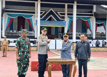 Pemkab Tabalong “Serahkan” Linmas Pada Polres