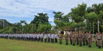 3.242 Personil Satlinmas Siap Amankan Pemilu di Tabalong