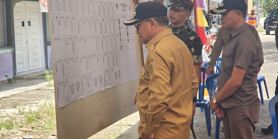 Anang Pantau Pemungutan Suara di Wilayah Tabalong, Ini Hasilnya