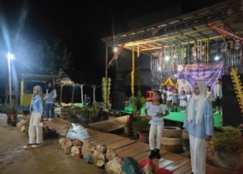 Keren, Penampilan Sanggar Langit Tabalong di Aksara Pahuluan