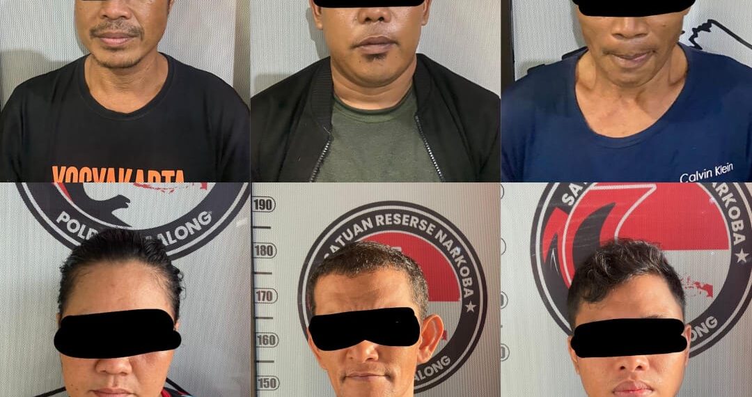 Peredaran Narkoba Menggila, Sehari Polisi Tabalong Tangkap Enam Pelaku