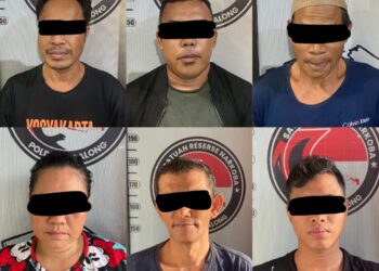 Peredaran Narkoba Menggila, Sehari Polisi Tabalong Tangkap Enam Pelaku
