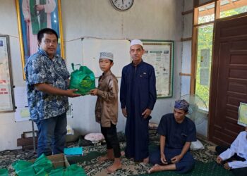 PWI Tabalong Salurkan Parcel Lebaran Ke Panti Asuhan Budi Suherman