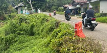 PUPR Tabalong Siring Jalan Longsor Tahun Ini