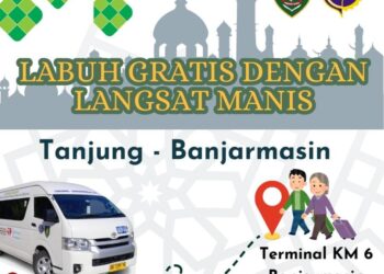 Begini Cara Ikut Mudik Gratis Dishub Tabalong