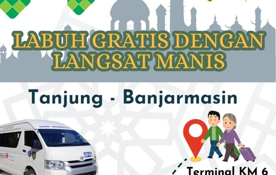 Begini Cara Ikut Mudik Gratis Dishub Tabalong
