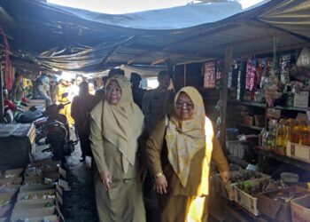 Harga Bawang Merah Meroket, Pj Bupati Tabalong Sidak Pasar Tanjung