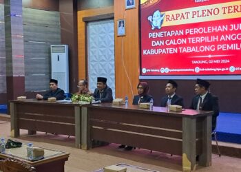 Ini Hasil Perolehan Suara Parpol Ditiap Dapil Tabalong