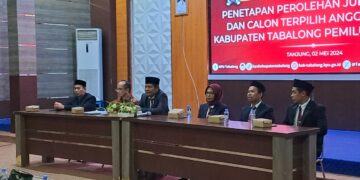 Ini Hasil Perolehan Suara Parpol Ditiap Dapil Tabalong