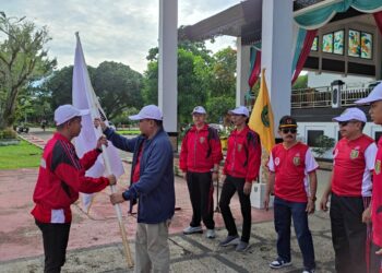 Puluhan Atlet Berangkat ke Popda, Hafiz : Harumkan Nama Tabalong