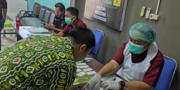 Panwaslu Kecamatan se-Tabalong di Tes Urine