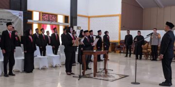 Resmi Dilantik, Pemkab Tabalong Pinta Panwaslu Kecamatan Jaga Netralitas di Pilkada