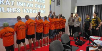 14 Hari Operasi Sikat Intan, Polisi Tabalong Amankan 18 Pelaku Kejahatan
