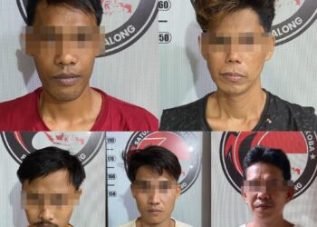 Kasus Narkoba Tak Surut, Lima Pelaku Diringkus Polres Tabalong