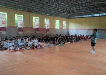 Ratusan Pemain Futsal Muda Tabalong Ikut Seleksi Kejurprov 2024
