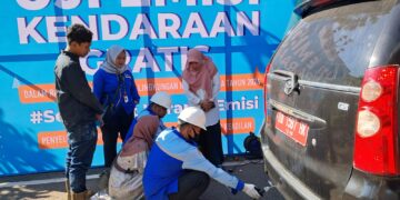Tekan Gas Berbahaya di Udara, DLH Tabalong Lakukan Uji Emisi Kendaraan Plat Merah