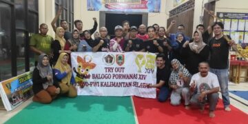 Jelang Porwanas, Tim Balogo PWI Kalsel Uji Tanding ke Tabalong