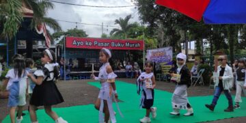 Asah Kepercayaan Diri Anak, Dispersip Tabalong Gelar Fashion Show