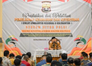 Senkom Mitra Polri Gelar Diklat Harkamtib Se Kalimantan di Banjarmasin