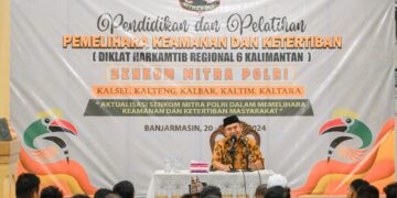 Senkom Mitra Polri Gelar Diklat Harkamtib Se Kalimantan di Banjarmasin
