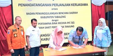 Layanan Kesehatan Saat Bencana, BPBD Tabalong Teken MoU Dengan RSPT