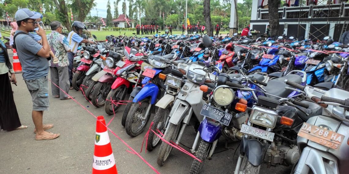 Lelang “Motor Tua” Pemkab Tabalong Harga Kisaran Rp 700 Ribu