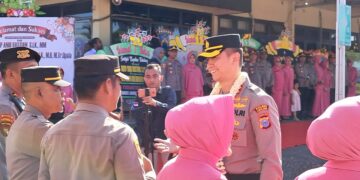 Kembali Bertugas di Tabalong, Wahyu Ismoyo Jabat Kapolres
