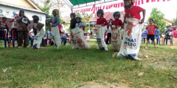 Serunya Lomba HUT RI di Komplek SIP-SMP Padat Karya