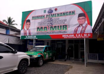 Duet di Pilkada Tabalong, H Marlan-Murjani Buka Rumah Pemenangan